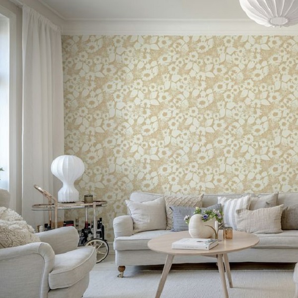 Is flowered wallpaper still in style