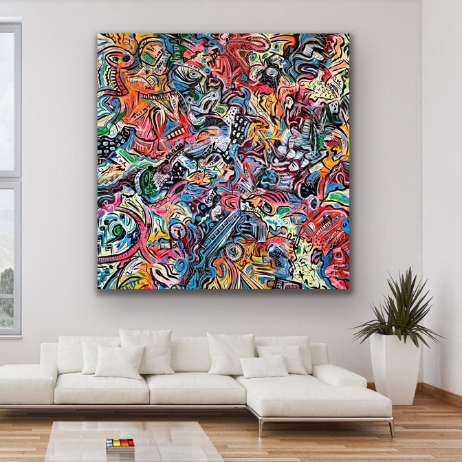 Learn how to start painting a wall 