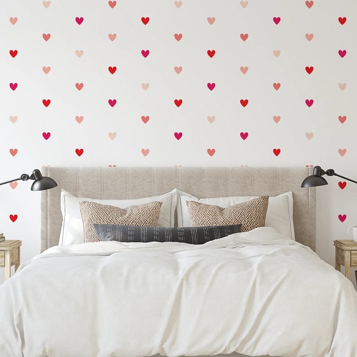 pink heart aura wallpaper