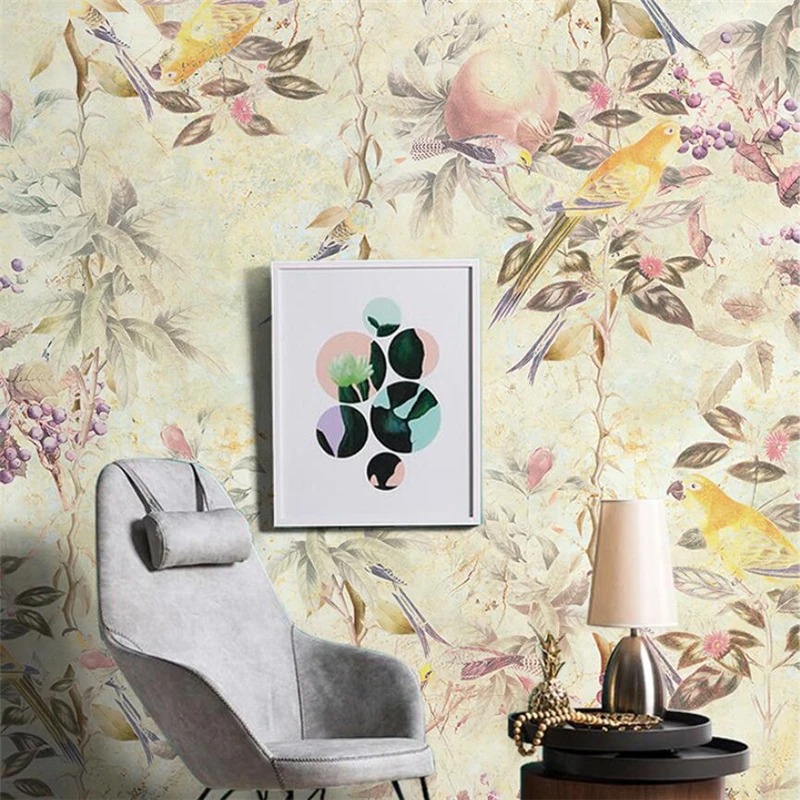 wallpaper in bedroom