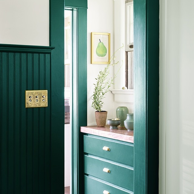 how to paint door trim