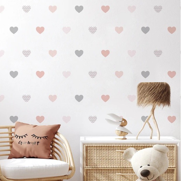 pink heart aura wallpaper