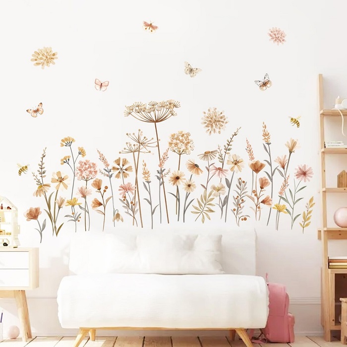 flower wall stickers