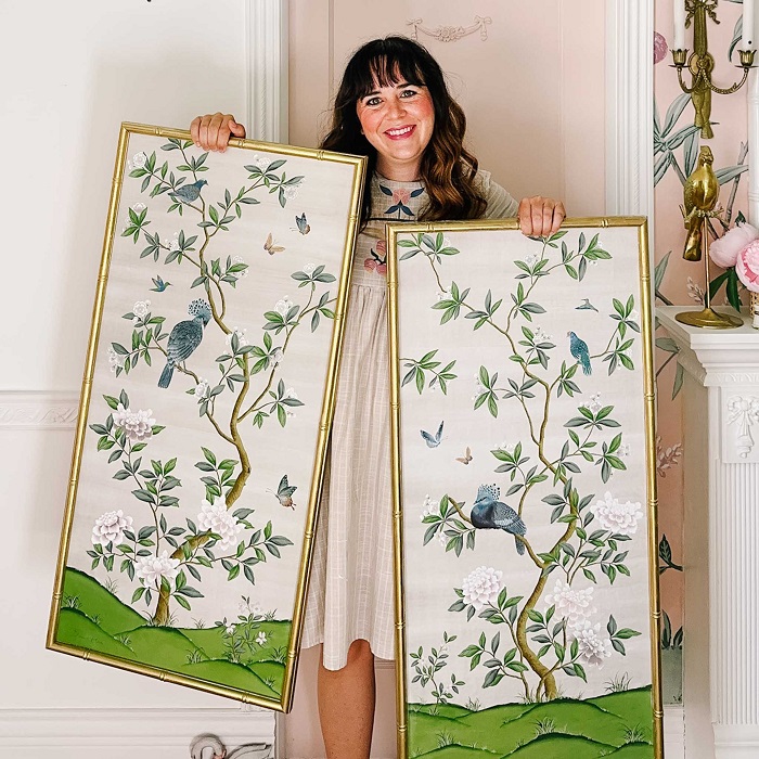 Framed Wallpaper Panels Bedroom